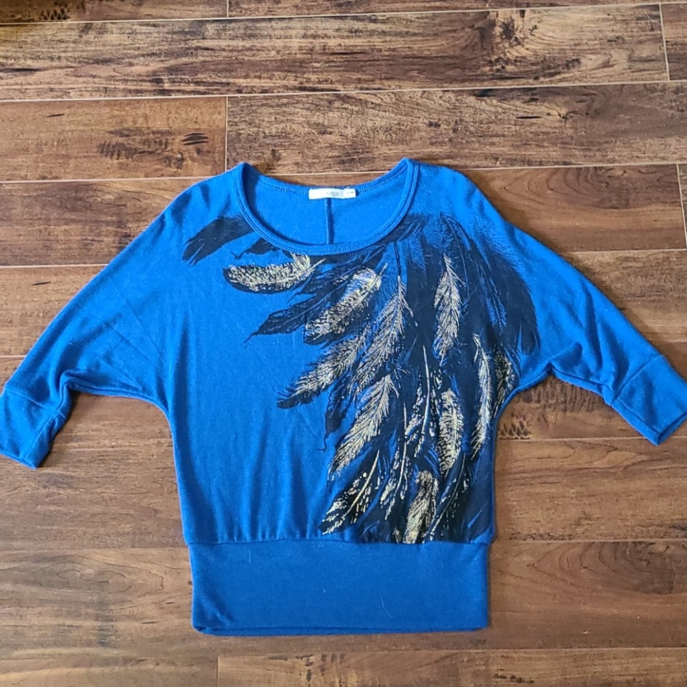 Revolution embellished dolman top, XS